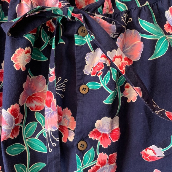 Hawaiian print floral cotton sundress - Picture 6 of 8